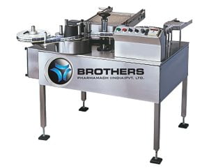 May dan nhan chai tron BROTHERS LABELSTIK 400 200