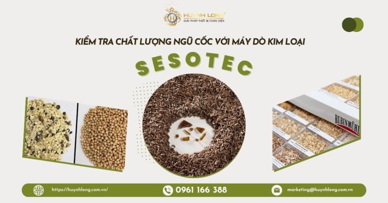 Kiểm tra chất lượng ngũ cốc với máy dò kim loại Sesotec