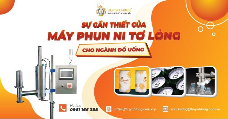 Sự cần thiết của máy phun nitơ lỏng cho ngành đồ uống