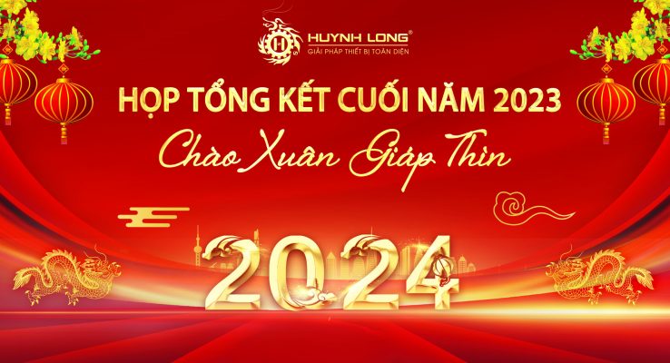 Họp tổng kết năm 2024 chào xuân 2024 công ty Huỳnh Long